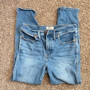 Madewell stovepipe jeans